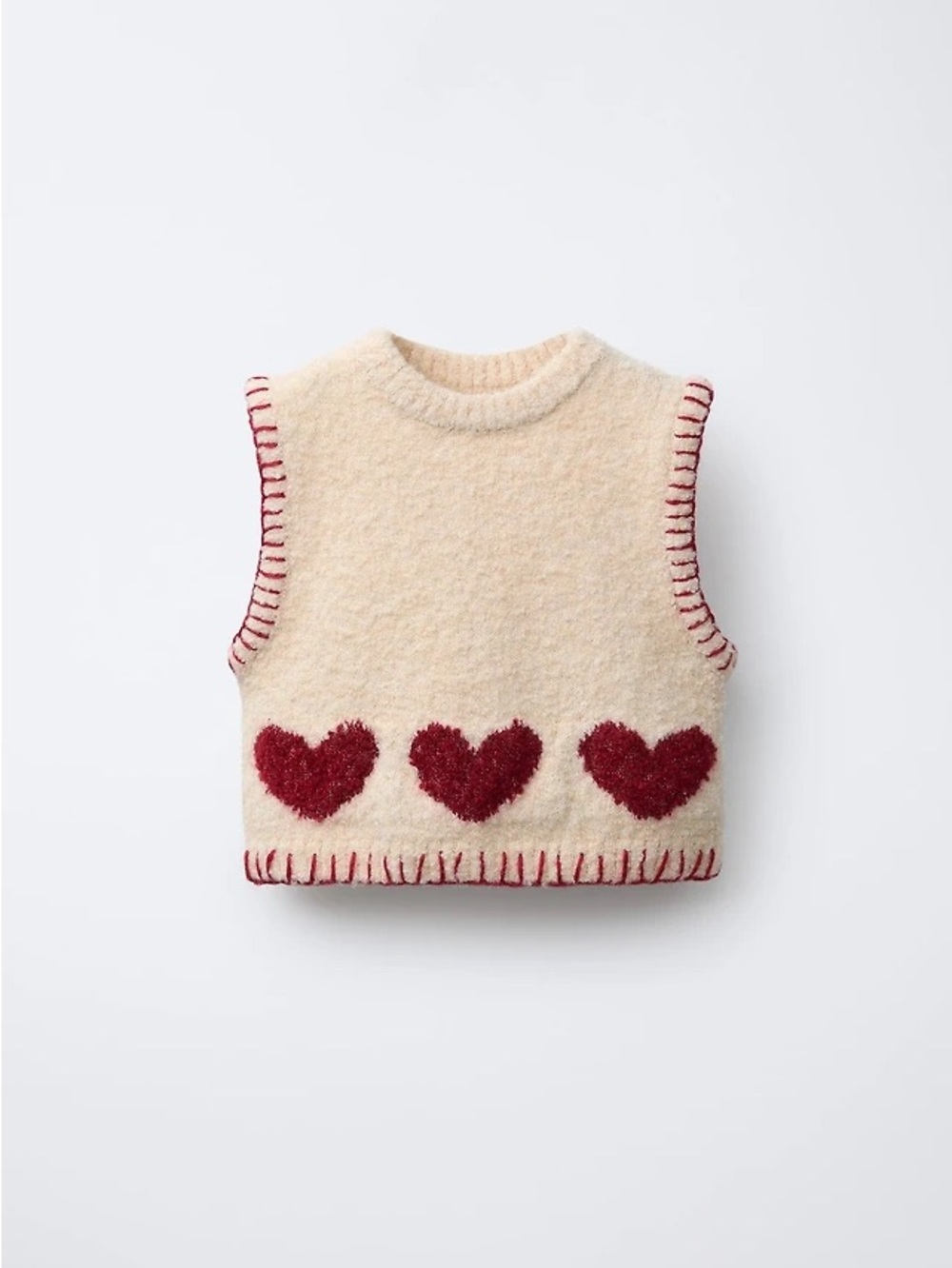 In search of Zara heart knit vest